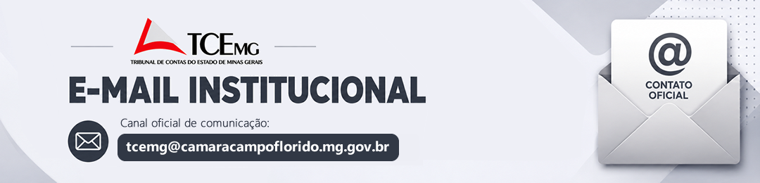 E-mail Institucional da Câmara Municipal de Campo Florido - TCE-MG